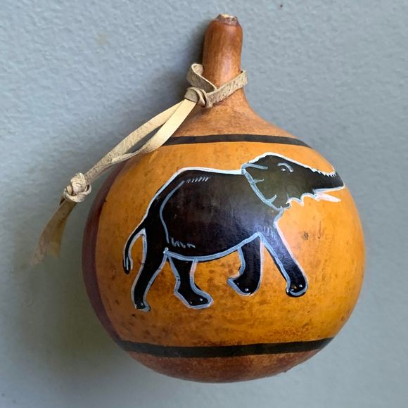 VTG African Gourd Hand Percussion Handmade Shaker - Picture 2 of 14